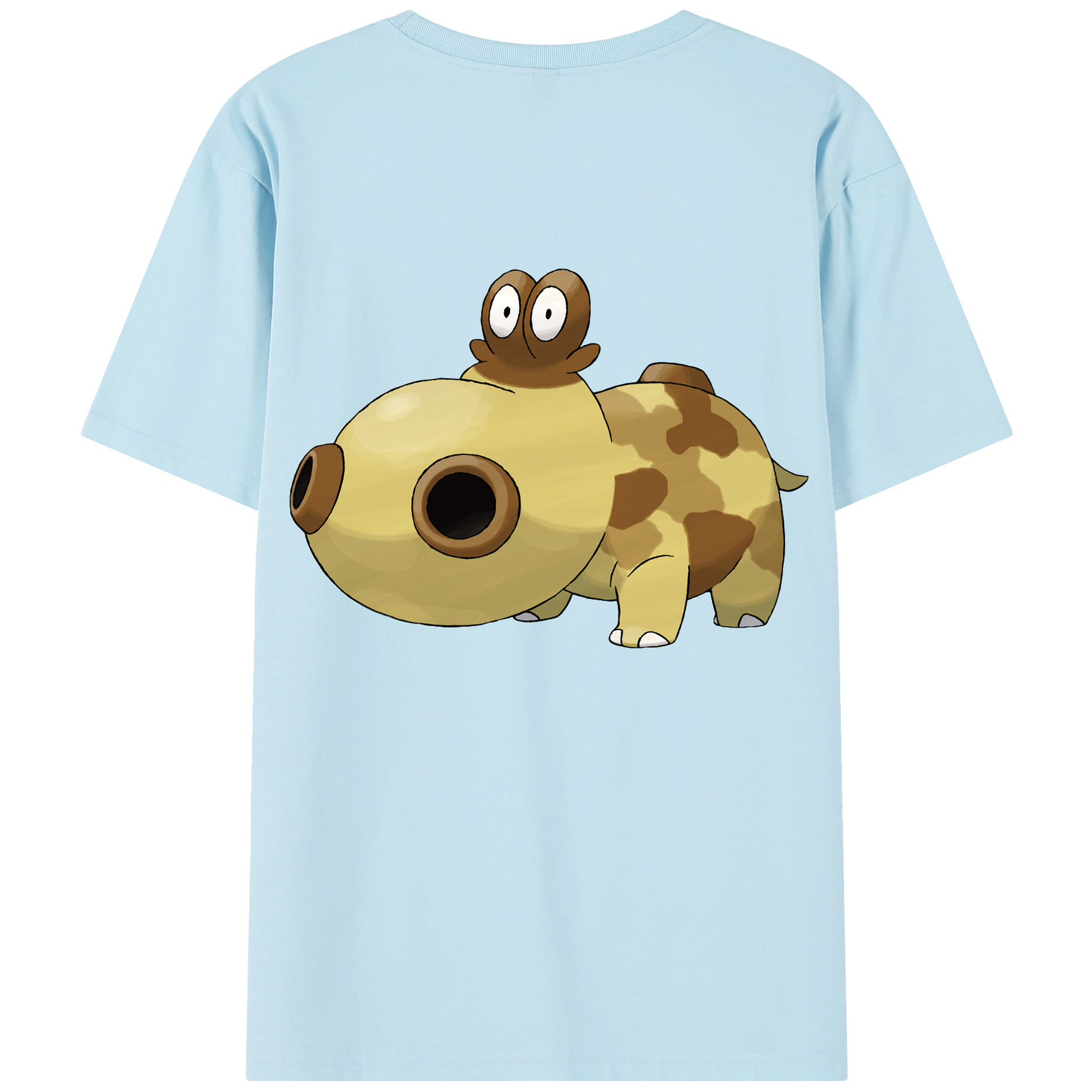 （画像用） ポケットモンスター Pokémon 綿100％半袖Tシャツ（背面プリント）